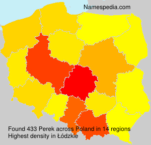 Surname Perek in Poland Surname Perek in Poland