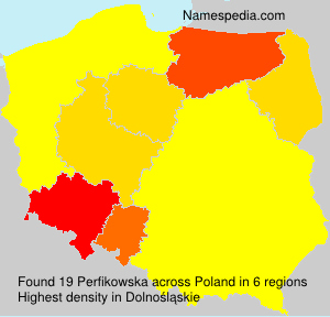 Surname Perfikowska in Poland Surname Perfikowska in Poland