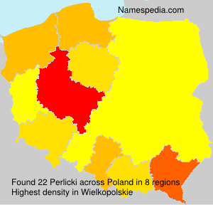 Surname Perlicki in Poland Surname Perlicki in Poland