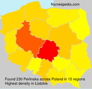 Surname Perlinska in Poland Surname Perlinska in Poland