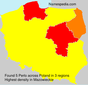 Surname Perlo in Poland Surname Perlo in Poland