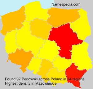 Surname Perlowski in Poland Surname Perlowski in Poland