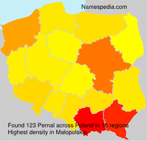 Surname Pernal in Poland Surname Pernal in Poland
