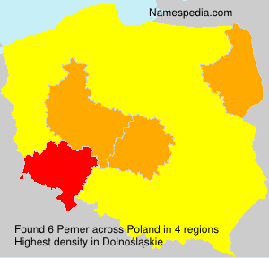 Surname Perner in Poland Surname Perner in Poland