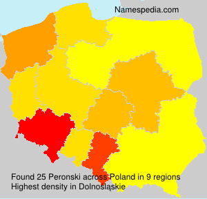 Surname Peronski in Poland Surname Peronski in Poland