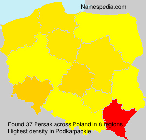 Surname Persak in Poland