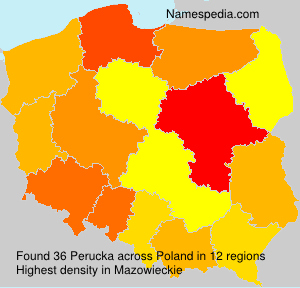 Surname Perucka in Poland Surname Perucka in Poland