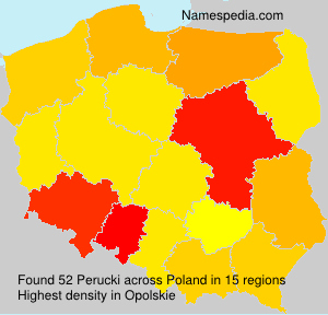 Surname Perucki in Poland Surname Perucki in Poland