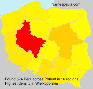 Surname Perz in Poland Surname Perz in Poland