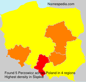 Surname Perzowicz in Poland Surname Perzowicz in Poland