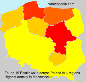 Surname Pestkowska in Poland Surname Pestkowska in Poland