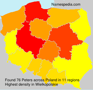 Surname Peters in Poland Surname Peters in Poland