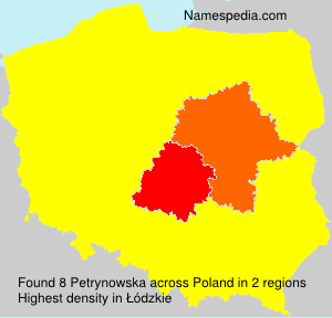 Surname Petrynowska in Poland Surname Petrynowska in Poland