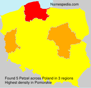 Surname Petzel in Poland Surname Petzel in Poland