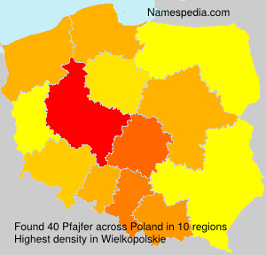 Surname Pfajfer in Poland Surname Pfajfer in Poland