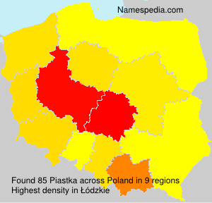 Surname Piastka in Poland Surname Piastka in Poland