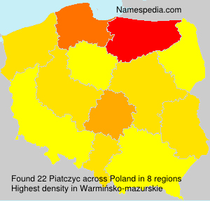 Surname Piatczyc in Poland Surname Piatczyc in Poland