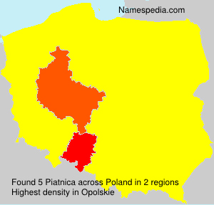 Surname Piatnica in Poland Surname Piatnica in Poland
