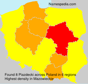Surname Piazdecki in Poland Surname Piazdecki in Poland