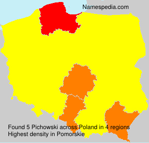 Surname Pichowski in Poland Surname Pichowski in Poland