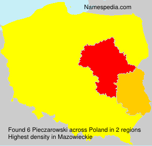 Surname Pieczarowski in Poland Surname Pieczarowski in Poland