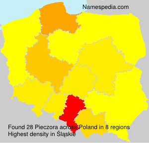 Surname Pieczora in Poland Surname Pieczora in Poland