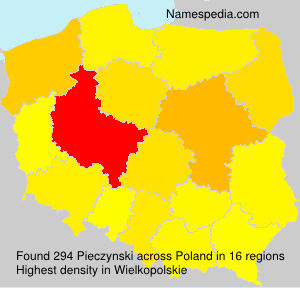 Surname Pieczynski in Poland Surname Pieczynski in Poland