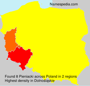 Surname Pieniacki in Poland Surname Pieniacki in Poland