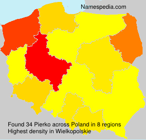 Surname Pierko in Poland Surname Pierko in Poland