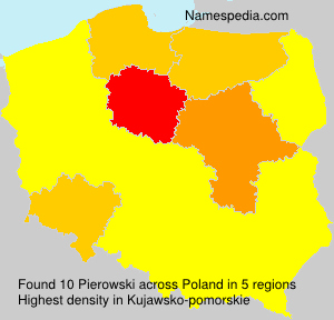 Surname Pierowski in Poland Surname Pierowski in Poland