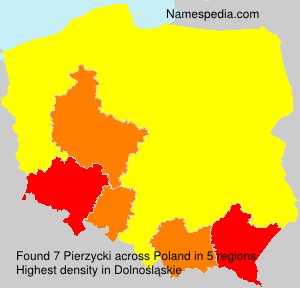 Surname Pierzycki in Poland Surname Pierzycki in Poland