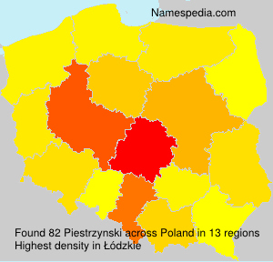 Surname Piestrzynski in Poland Surname Piestrzynski in Poland