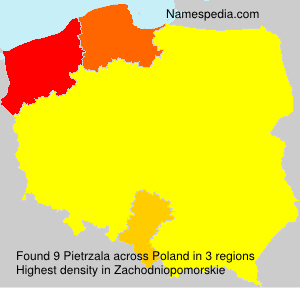 Surname Pietrzala in Poland Surname Pietrzala in Poland