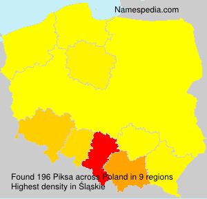 Surname Piksa in Poland Surname Piksa in Poland