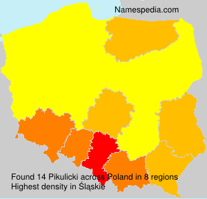 Surname Pikulicki in Poland Surname Pikulicki in Poland