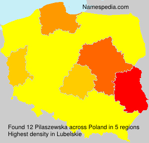 Surname Pilaszewska in Poland Surname Pilaszewska in Poland