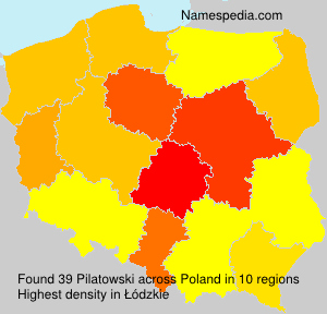 Surname Pilatowski in Poland Surname Pilatowski in Poland