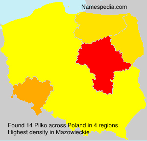 Surname Pilko in Poland Surname Pilko in Poland
