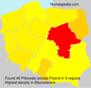 Surname Pilkowski in Poland Surname Pilkowski in Poland