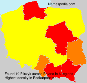 Surname Pilszyk in Poland Surname Pilszyk in Poland