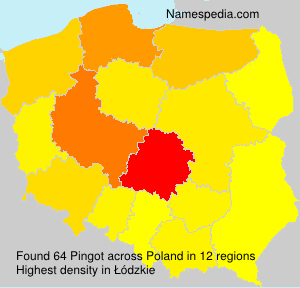Surname Pingot in Poland Surname Pingot in Poland