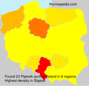Surname Piperek in Poland Surname Piperek in Poland