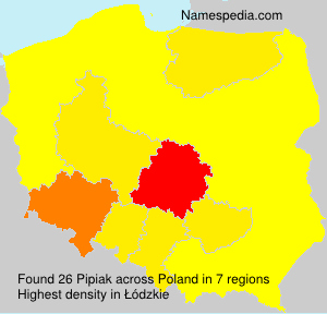 Surname Pipiak in Poland Surname Pipiak in Poland
