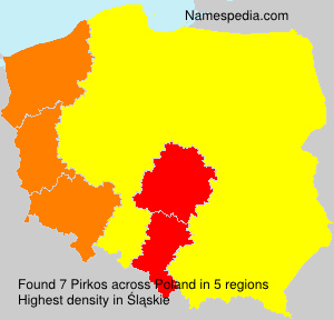 Surname Pirkos in Poland Surname Pirkos in Poland