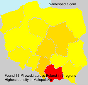 Surname Pirowski in Poland Surname Pirowski in Poland