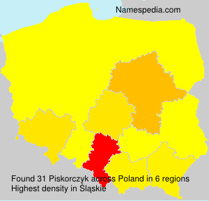 Surname Piskorczyk in Poland Surname Piskorczyk in Poland