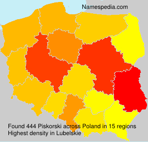Surname Piskorski in Poland Surname Piskorski in Poland