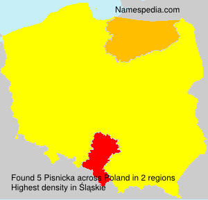 Surname Pisnicka in Poland Surname Pisnicka in Poland