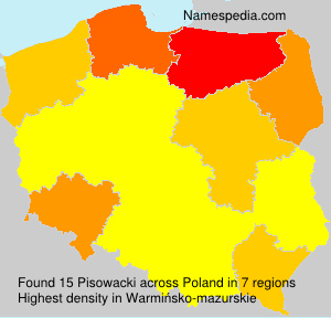Surname Pisowacki in Poland Surname Pisowacki in Poland