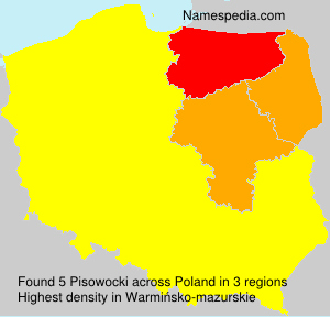 Surname Pisowocki in Poland Surname Pisowocki in Poland